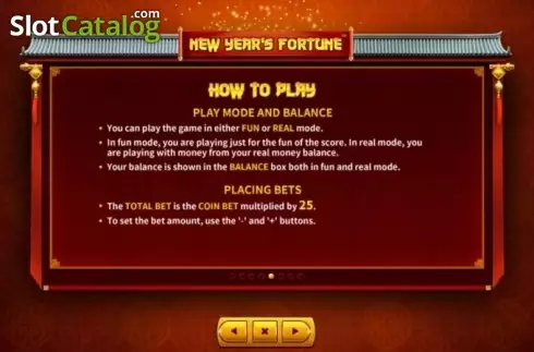Скрин9. New Year's Fortune слот