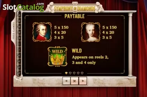 Скрин5. Symphony of Diamonds слот