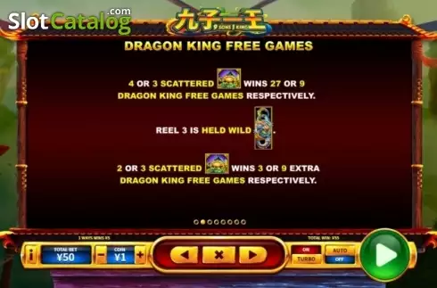 Скрин6. 9 Sons, 1 King слот