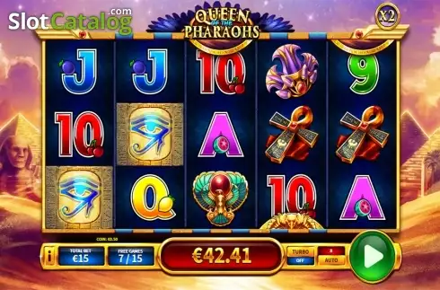 Скрин4. Queen of the Pharaohs слот