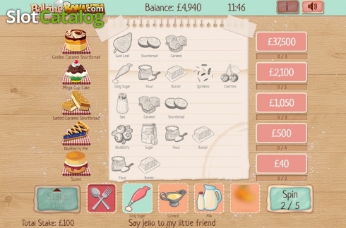 Скрин4. Baking Bonanza (Gaming Realms) слот