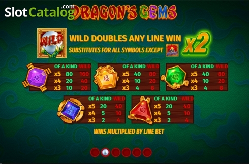 Скрин6. Dragons Gems слот