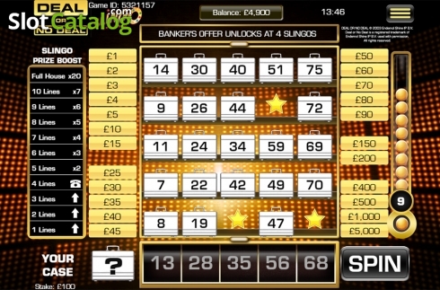 Скрин4. Deal Or No Deal Slingo Us слот