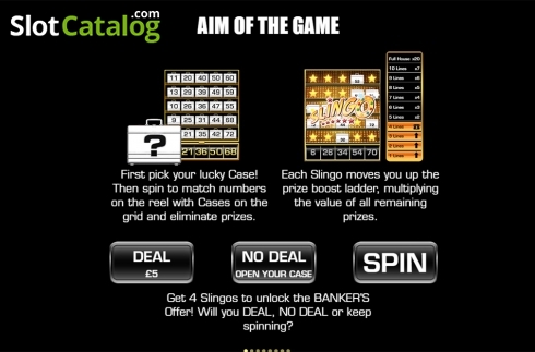 Скрин6. Deal Or No Deal Slingo Us слот
