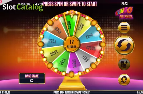 Скрин7. Slingo Big Wheel слот