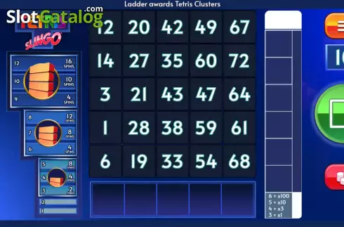Скрин2. Tetris Slingo слот