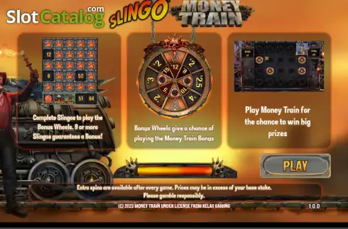 Скрин2. Slingo Money Train слот