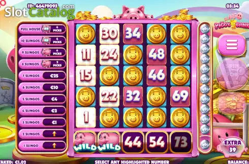 Скрин7. Slingo Piggy Bank слот