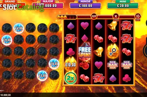 Скрин2. Eruption Blaze CASHINGO слот
