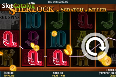 Скрин4. Sherlock to Scratch a Killer слот
