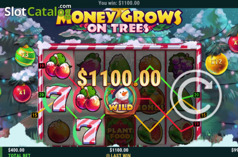 Скрин4. Money Grows on Trees Christmas Edition слот