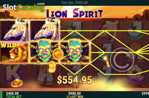 Скрин4. Lion Spirit слот