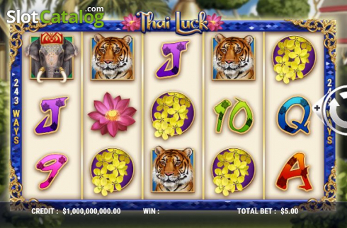 Скрин2. Thai Luck слот