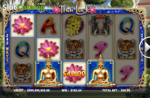 Скрин3. Thai Luck слот