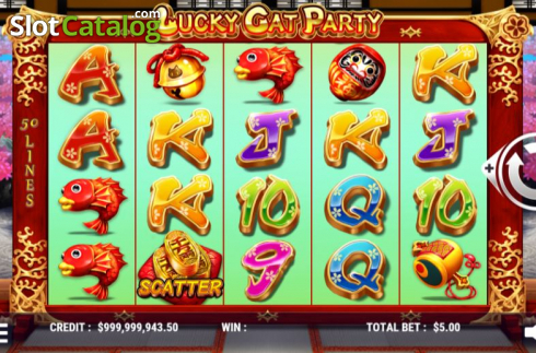 Скрин2. Lucky Cat Party слот