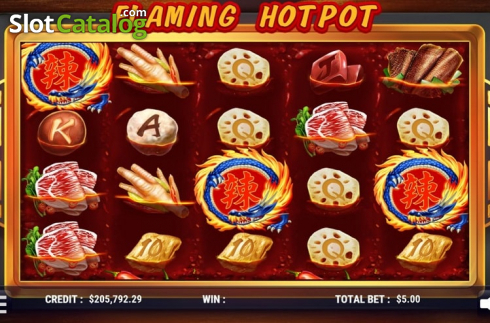 Скрин3. Flaming Hotpot слот