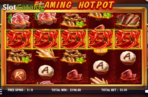 Скрин5. Flaming Hotpot слот