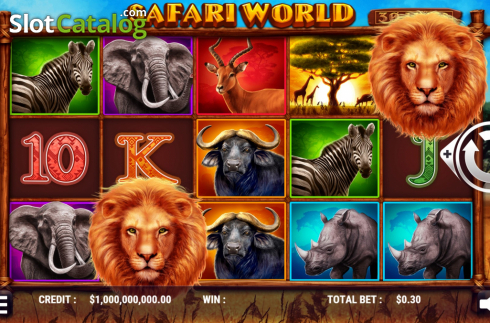 Скрин2. Safari World слот
