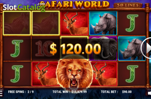 Скрин4. Safari World слот
