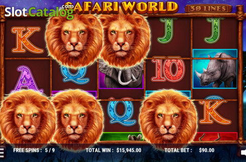 Скрин5. Safari World слот