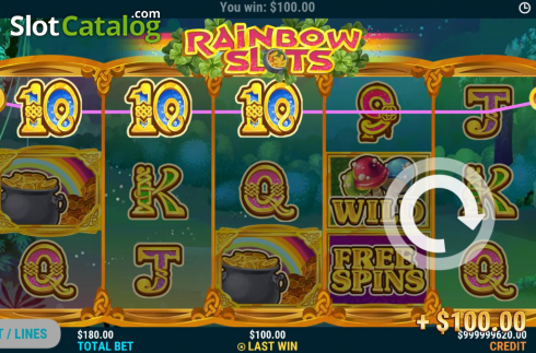 Скрин5. Rainbow Slots слот