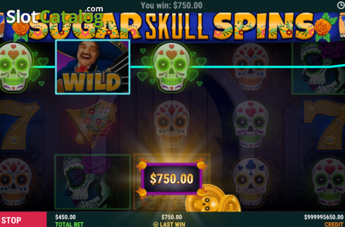 Скрин3. Sugar Skull Spins слот