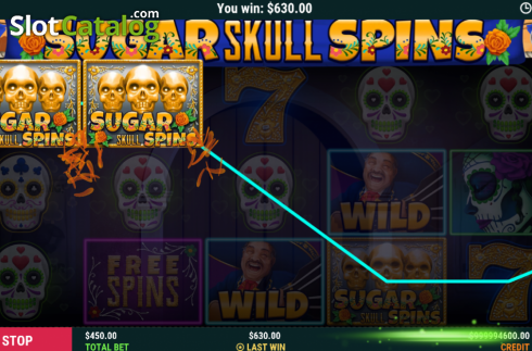 Скрин4. Sugar Skull Spins слот