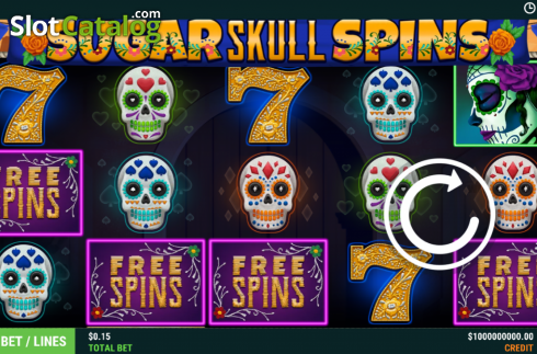 Скрин2. Sugar Skull Spins слот