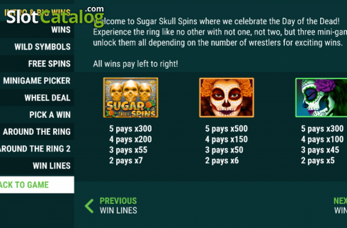 Скрин6. Sugar Skull Spins слот