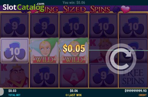 Скрин3. King Sized Spins слот