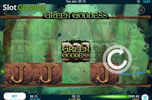 Скрин3. Green Goddess слот