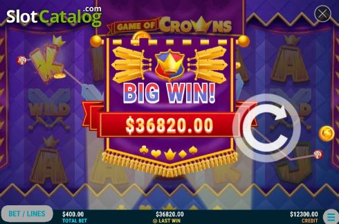 Скрин4. Game of Crowns слот