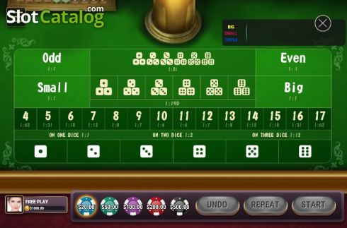 Скрин5. Sic Bo (Slot Factory) слот