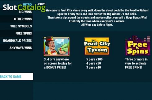 Скрин7. Fruit City Tycoon слот