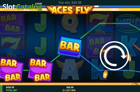 Скрин4. Aces Fly слот