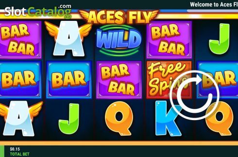 Скрин2. Aces Fly слот