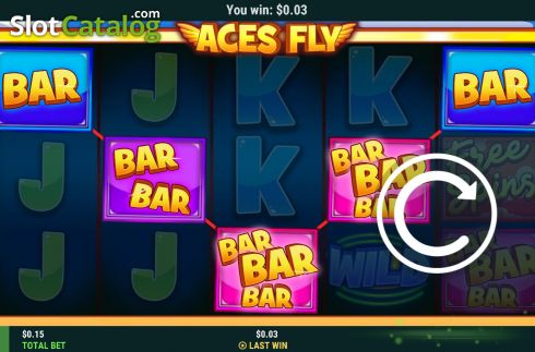 Скрин3. Aces Fly слот