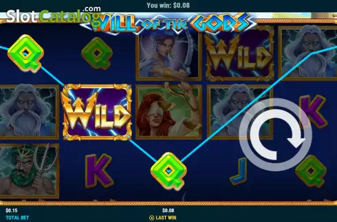 Скрин4. Will of the Gods слот