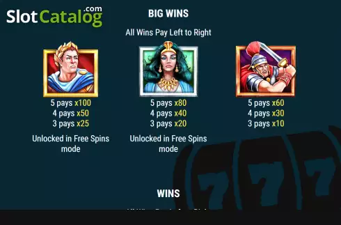 Скрин6. Reels of Rome (Slot Factory) слот