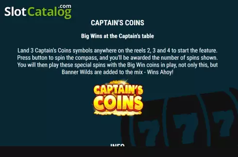 Скрин7. Captain’s Coins слот