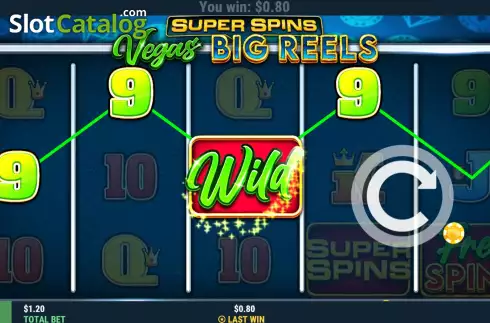 Скрин4. Super Spins Vegas Big Reels слот