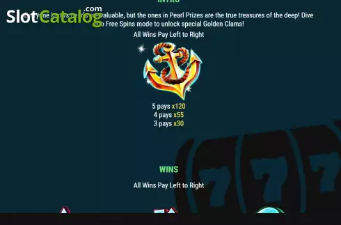 Скрин9. Pearl Prizes слот