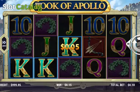 Скрин3. Book of Apollo слот