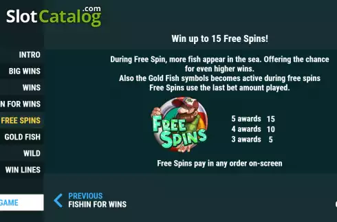 Скрин9. Fishin' For Wins слот