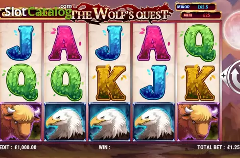 Скрин2. The Wolf's Quest слот
