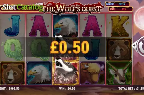 Скрин3. The Wolf's Quest слот