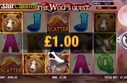 Скрин4. The Wolf's Quest слот