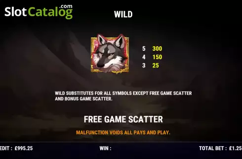 Скрин5. The Wolf's Quest слот