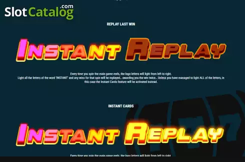 Скрин9. Instant Replay слот