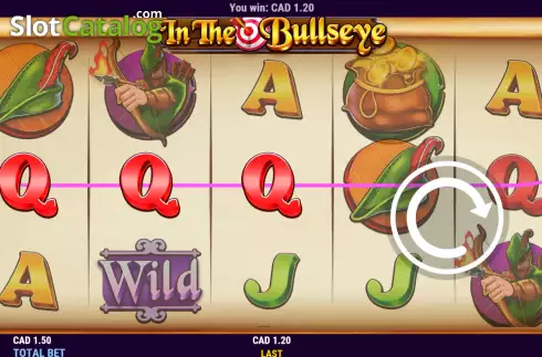 Скрин3. In the Bullseye слот